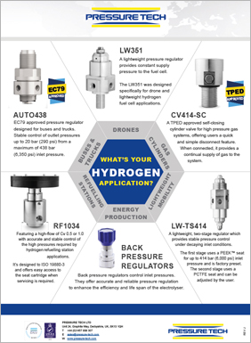 Hydrogen Products v Applications Flyer