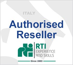 Map of Italy with RTI logo