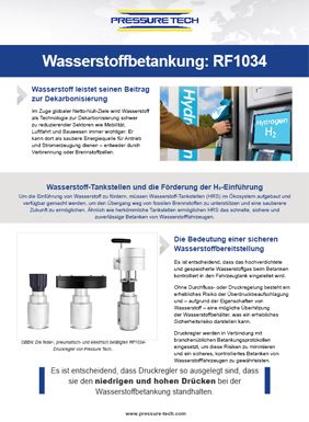 Hydrogen Refuelling: RF1034 (DE)