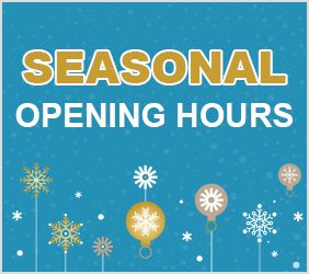 Pressure Tech 2017 Seasonal Opening Hours
