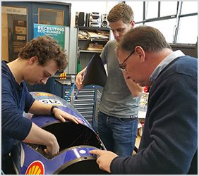 Pressure Tech MD, Steve Yorke-Robinson, Meets Shell Eco-Marathon Teams After Hannover Trip