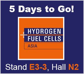 We're exhibiting at H2FC Shanghai in 5 Days!