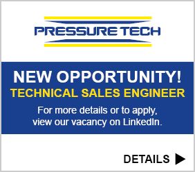 Pressure Tech Vacancy: Internal Technical Sales Engineer