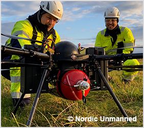 Pressure Tech's LW351 lightweight regulator used on Nordic Unmanned's record-breaking drone flight.