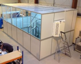 Pressure Tech Installs new ISO8 Clean Room
