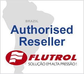 Map of Brazil with Flutrol logo