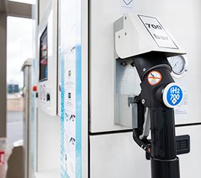 700 bar pump at a hydrogen refuelling station
