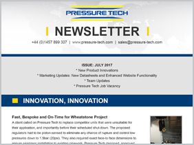 Pressure Tech Newsletter (July 2017)