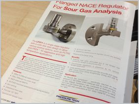 Pressure Tech Flanged LF-311 NACE Regulator Editorial in Valve User Magazine (Autumn 2017)