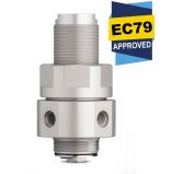 Pressure Tech AUTO438 Piston-Sensed Pressure Regulator with EC79 approval logo